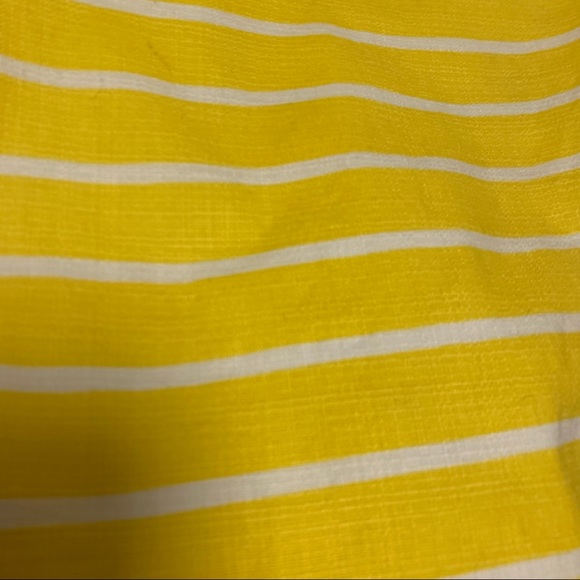 Banana Republic yellow and white skirt Size 2 - Picture 3 of 7